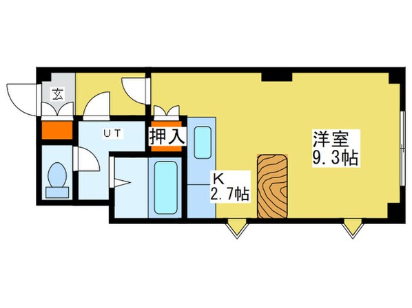 メゾンドエルミタージュ円山の物件間取画像